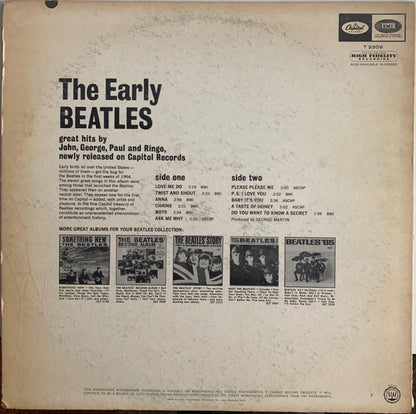 The Beatles : The Early Beatles (LP, Album, Comp, Mono, RP)