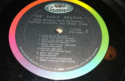 The Beatles : The Early Beatles (LP, Album, Comp, Mono, RP)