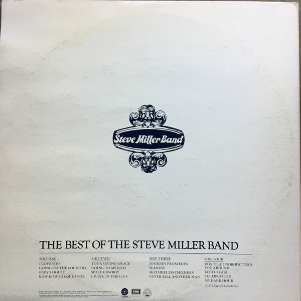 Steve Miller Band : Anthology (2xLP, Comp, RP, LA )