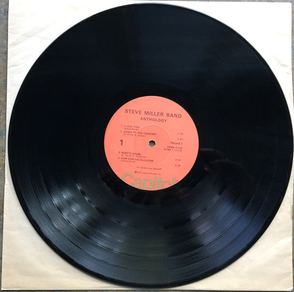 Steve Miller Band : Anthology (2xLP, Comp, RP, LA )