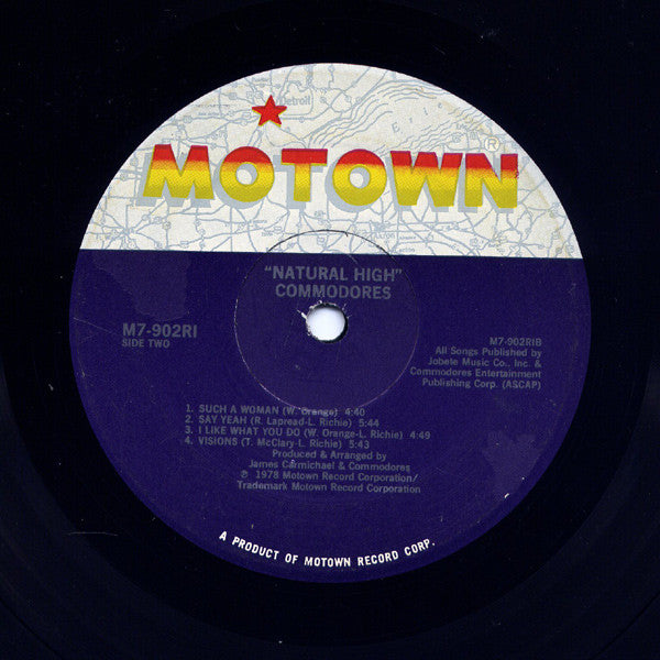 Commodores : Natural High (LP, Album)