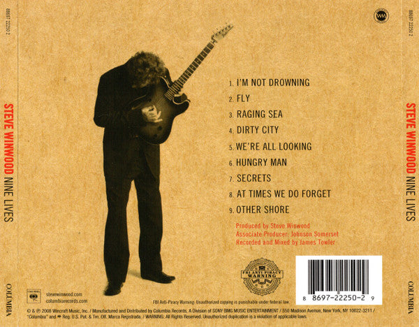 Steve Winwood : Nine Lives (CD, Album)