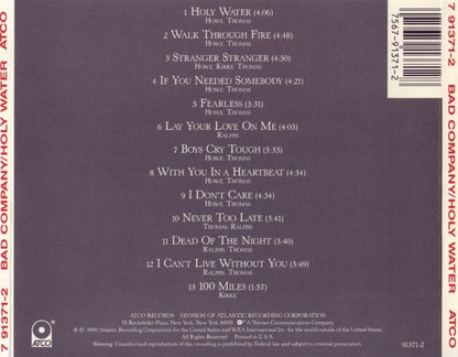 Bad Company (3) : Holy Water (CD, Album, SRC)