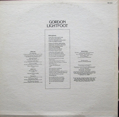 Gordon Lightfoot : Don Quixote (LP, Album, Pit)