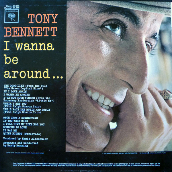 Buy Tony Bennett : I Wanna Be Around (LP, Album, Mono) Online for 