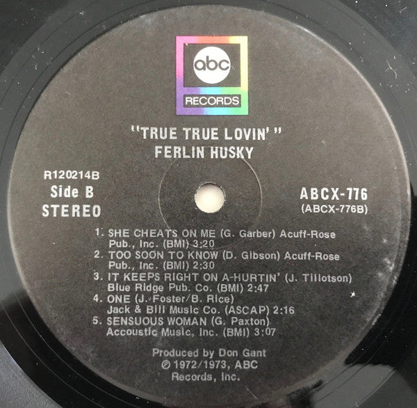 Ferlin Husky : True True Lovin' (LP, Club)