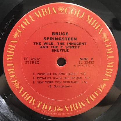Bruce Springsteen : The Wild, The Innocent & The E Street Shuffle (LP, Album, RE, Ter)