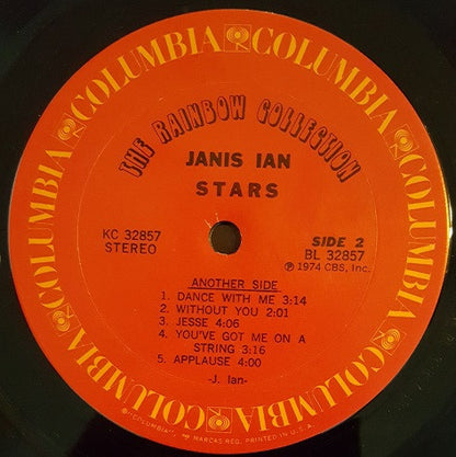 Janis Ian : Stars (LP, Album, Ter)