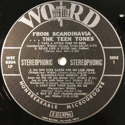 The Teen Tones (3) : From Scandinavia (LP)