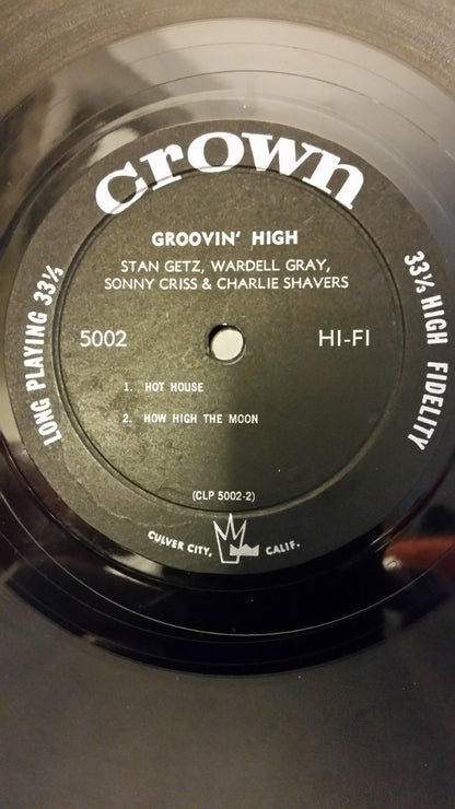 Stan Getz : Groovin' High (LP, Album, Mono)