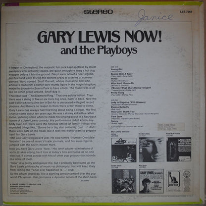 Gary Lewis & The Playboys : Now! (LP, Album)