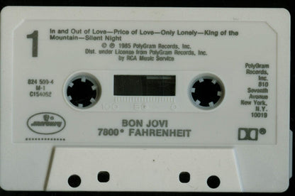 Bon Jovi : 7800° Fahrenheit (Cass, Album, Club, RCA)