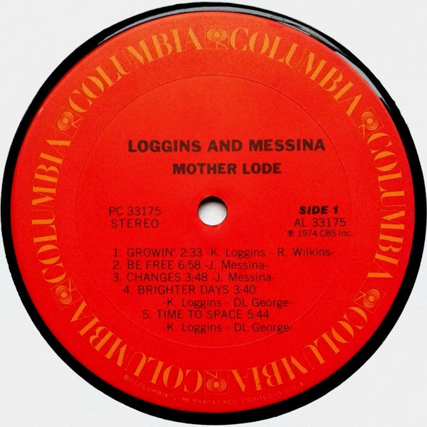 Loggins And Messina : Mother Lode (LP, Album, Pit)