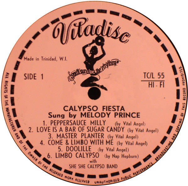Melody Prince : Calypsoes From Trinidad Sung By Melody Prince (LP, Album)