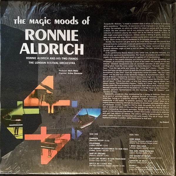 Ronnie Aldrich And His Two Pianos With The London Festival Orchestra : The Magic Moods Of Ronnie Aldrich (LP, Album)
