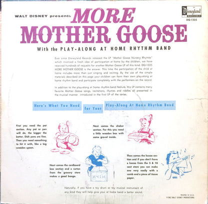 Various : More Mother Goose (LP, Album, Yel)