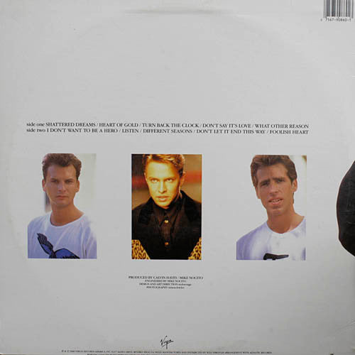 Johnny Hates Jazz : Turn Back The Clock (LP, Album, All)
