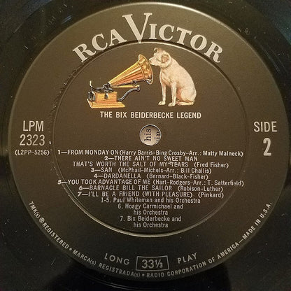 Bix Beiderbecke : The Bix Beiderbecke Legend (LP, Comp, Mono, Ind)