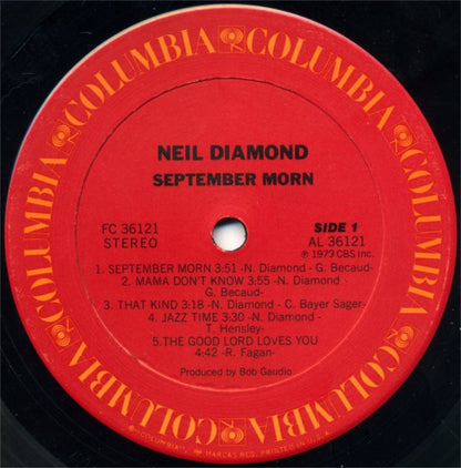 Neil Diamond : September Morn (LP, Album, San)