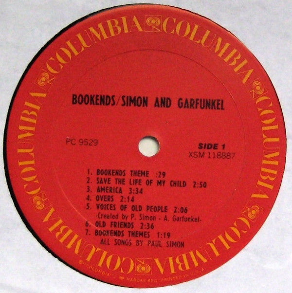 Simon & Garfunkel : Bookends (LP, Album, RE)