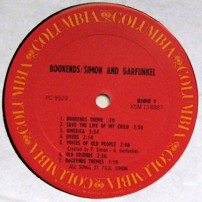 Simon & Garfunkel : Bookends (LP, Album, RE)