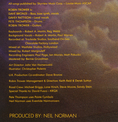 Robin Trower : Passion (LP, Album)