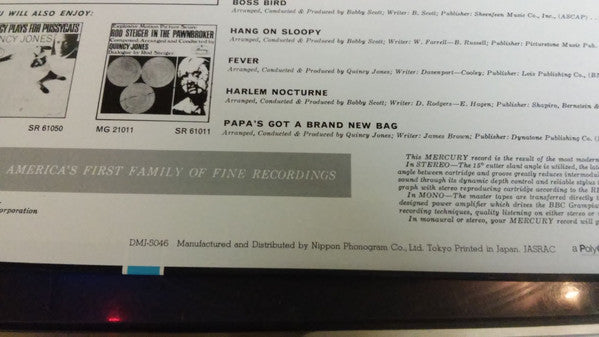 Quincy Jones And His Orchestra : Quincy's Got A Brand New Bag (LP, Album, Mono, Ltd, RE)