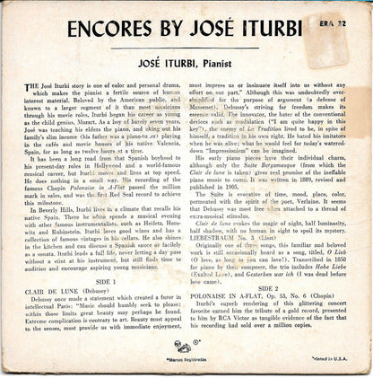 Debussy*, Liszt*, Chopin* / José Iturbi : Encores By José Iturbi (7", EP)