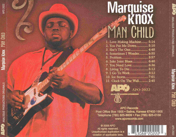 Marquise Knox : Man Child (CD, Album)