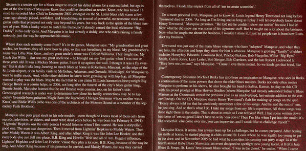 Marquise Knox : Man Child (CD, Album)