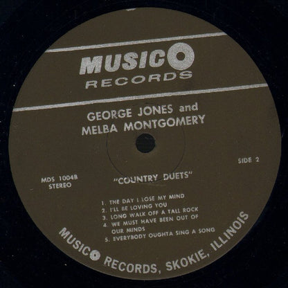 George Jones & Melba Montgomery : Sings The Great Country Duets Of All Time (LP, Comp, RP, 3rd)