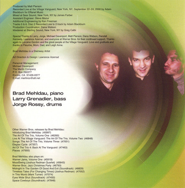 Buy Brad Mehldau Trio : Progression: Art Of The Trio, Volume 5