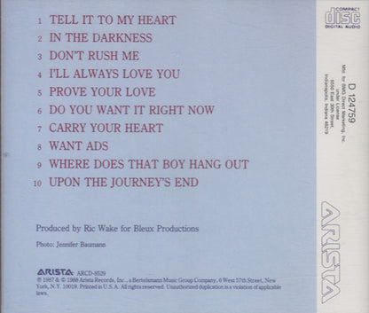 Taylor Dayne : Tell It To My Heart (CD, Album, Club, RE)