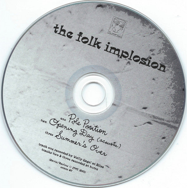 The Folk Implosion : Pole Position (CD, Single)