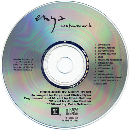 Enya : Watermark (CD, Album, RE)