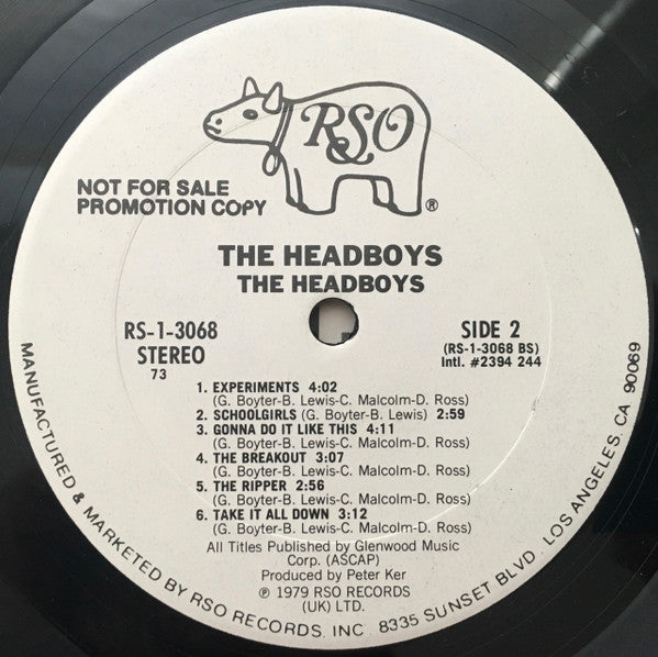 The Headboys : The Headboys (LP, Album, Promo, Ter)
