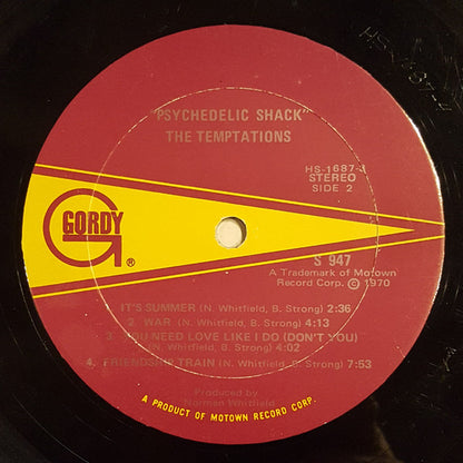 The Temptations : Psychedelic Shack (LP, Album)