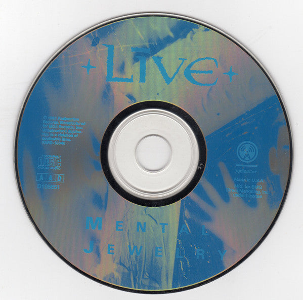 Live : Mental Jewelry (CD, Album, Club)