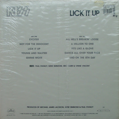 Kiss : Lick It Up (LP, Album, 53)