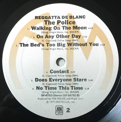 The Police : Reggatta De Blanc (LP, Album, Pit)