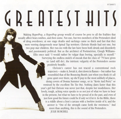The Pretenders : Greatest Hits (CD, Album, Comp)
