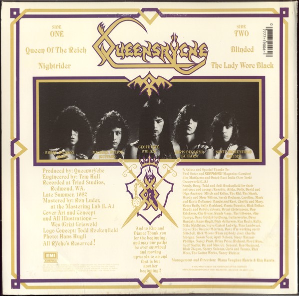 Queensrÿche : Queensrÿche (12", EP, Jac)