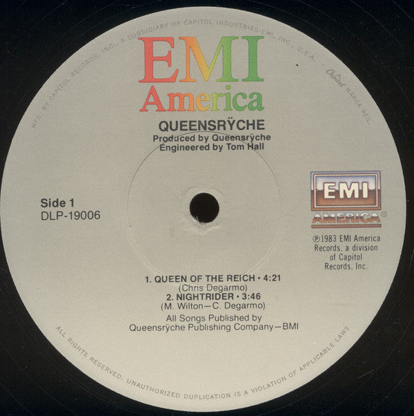 Queensrÿche : Queensrÿche (12", EP, Jac)