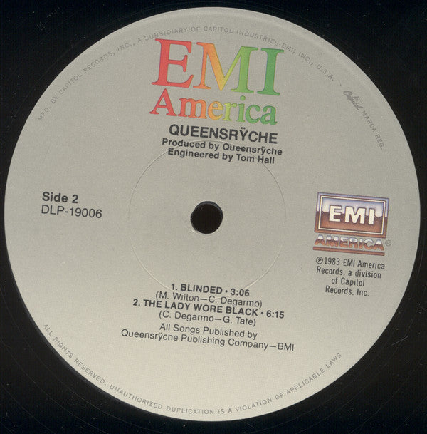 Queensrÿche : Queensrÿche (12", EP, Jac)