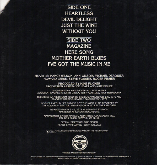 Heart : Magazine (LP, Album, RE, Pit)