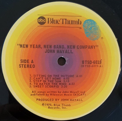 John Mayall : New Year, New Band, New Company (LP, Album, Pit)