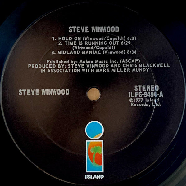 Steve Winwood : Steve Winwood (LP, Album, Pit)