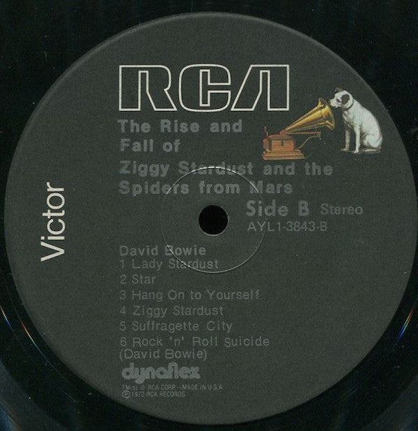 David Bowie : The Rise And Fall Of Ziggy Stardust And The Spiders From Mars (LP, Album, RE, Ind)