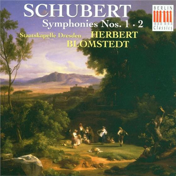 Franz Schubert - Staatskapelle Dresden, Herbert Blomstedt : Symphonies Nos. 1 • 2 (CD, Album, RE, RM)