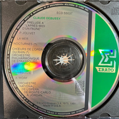 Claude Debussy, Alain Lombard, Armin Jordan, Orchestre Philharmonique De Strasbourg, Orchestre National De L'Opéra De Monte-Carlo : La Mer - Nocturnes (CD)